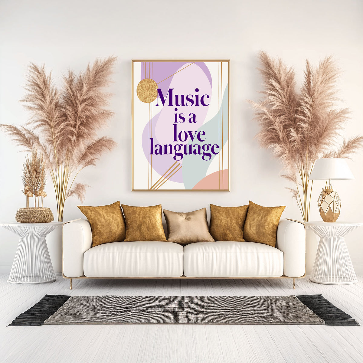 Music Is a Love Language Printable Wall Art Poster