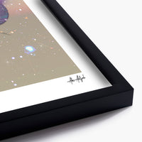 Selah - Goddess of the Violet Moon & Sacred Stars Giclée Print