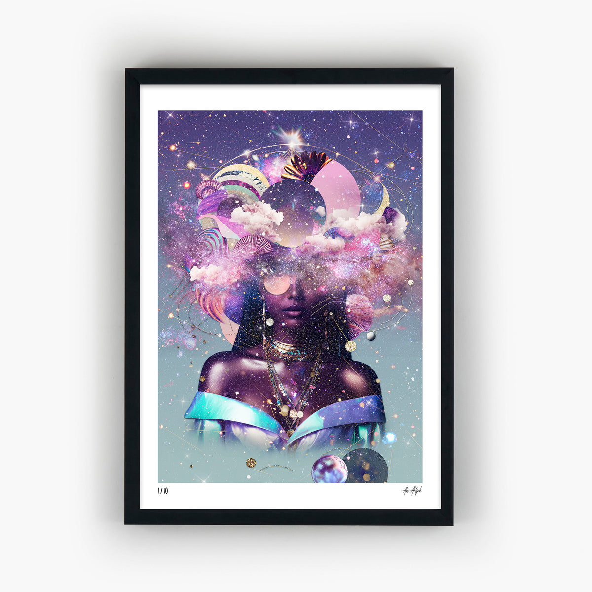 Safina Goddess of the Celestial Seas & Stars Giclée Print