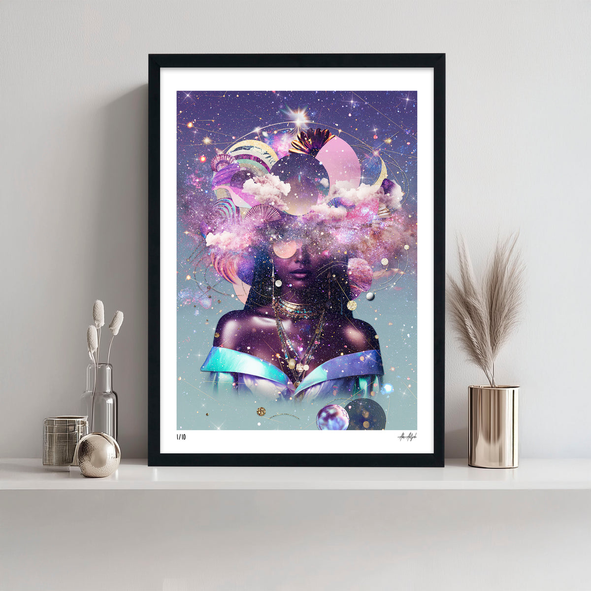 Safina Goddess of the Celestial Seas & Stars Giclée Print