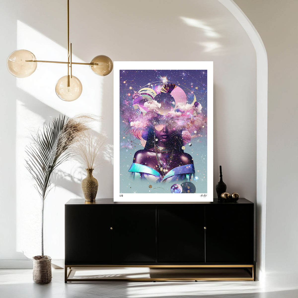 Safina Goddess of the Celestial Seas & Stars Giclée Print