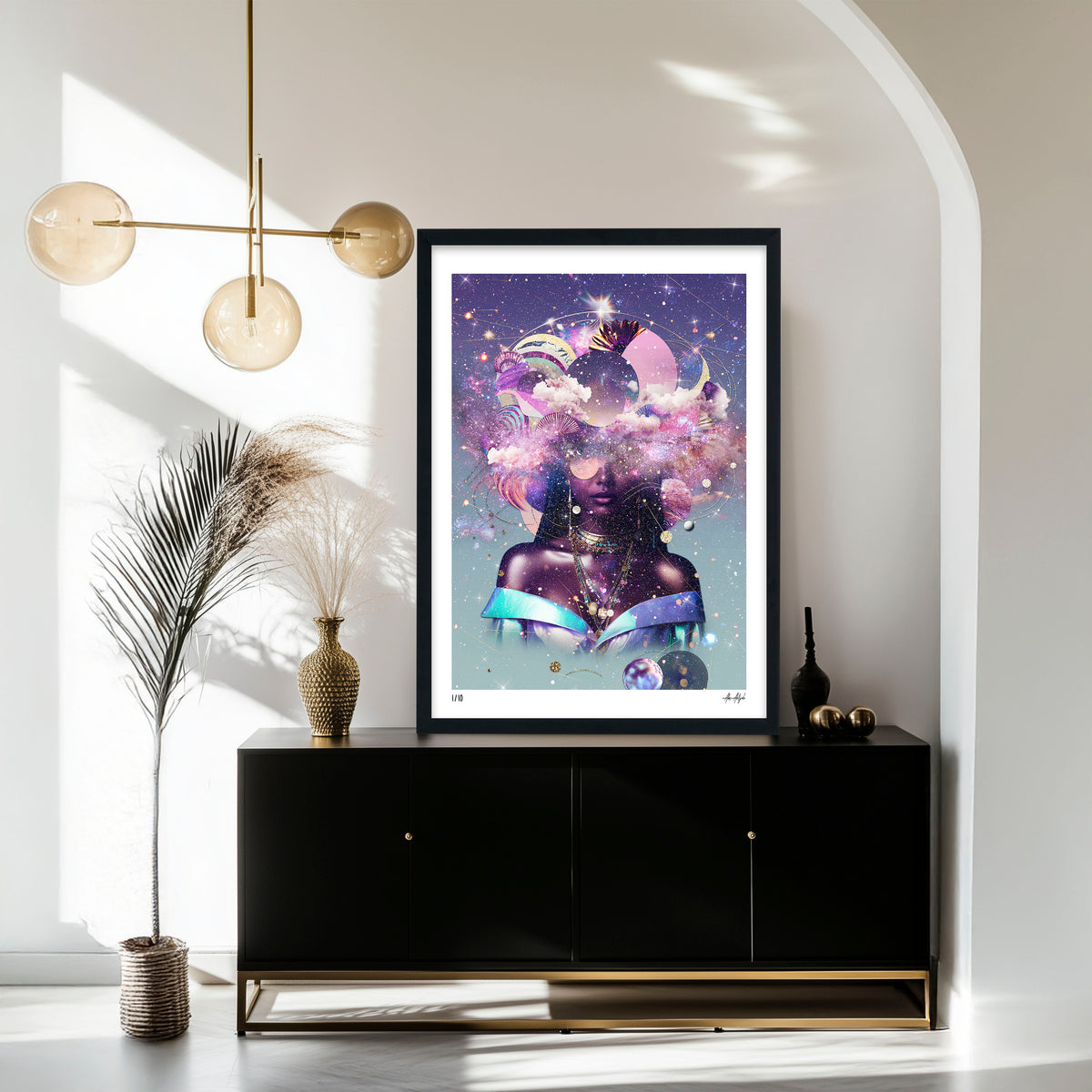 Safina Goddess of the Celestial Seas & Stars Giclée Print