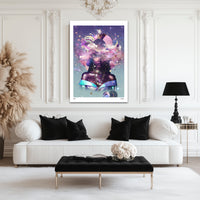 Safina Goddess of the Celestial Seas & Stars Giclée Print