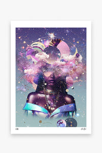 Safina Goddess of the Celestial Seas & Stars Giclée Print