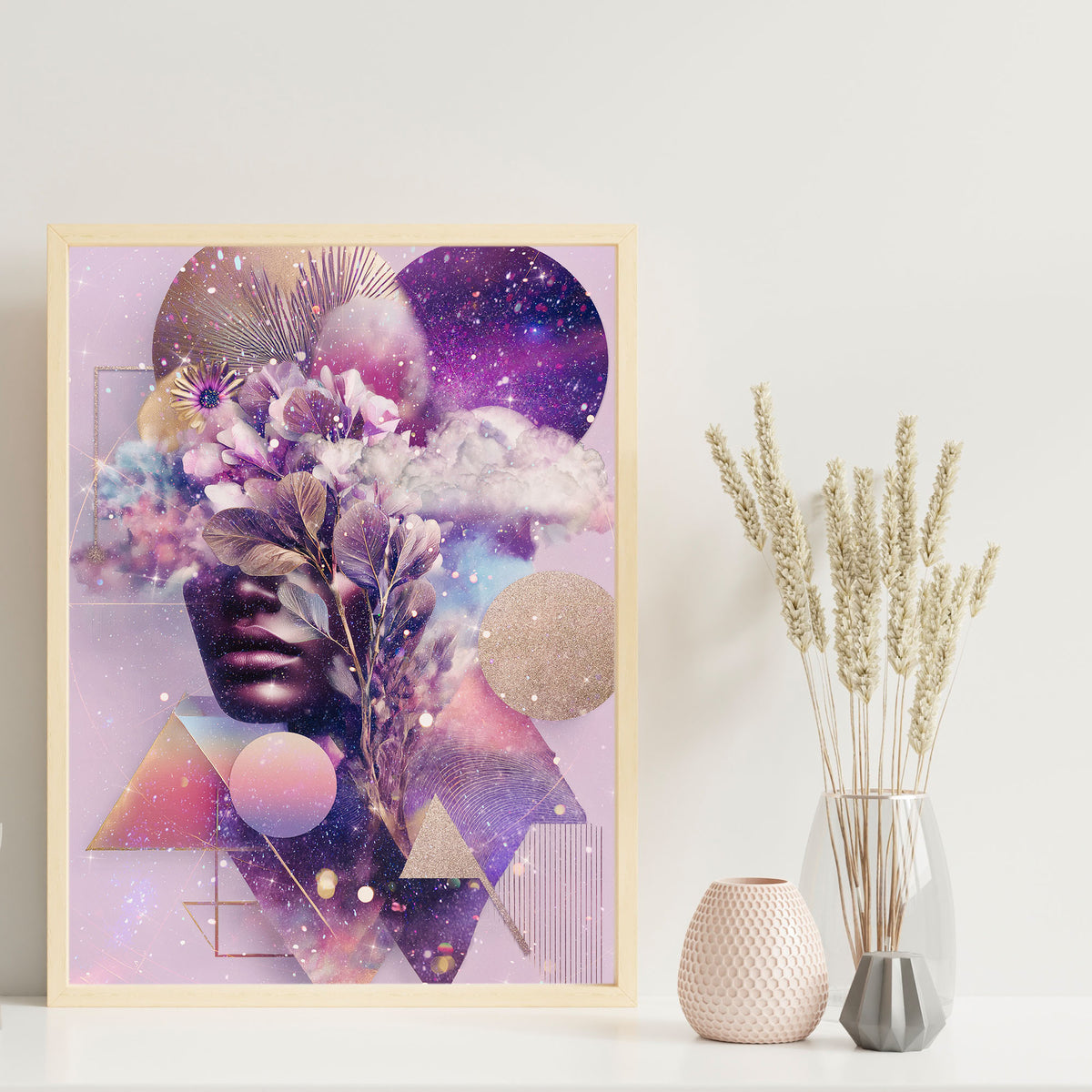 Amina- Nebula Mind - Release the Weight Poster Print