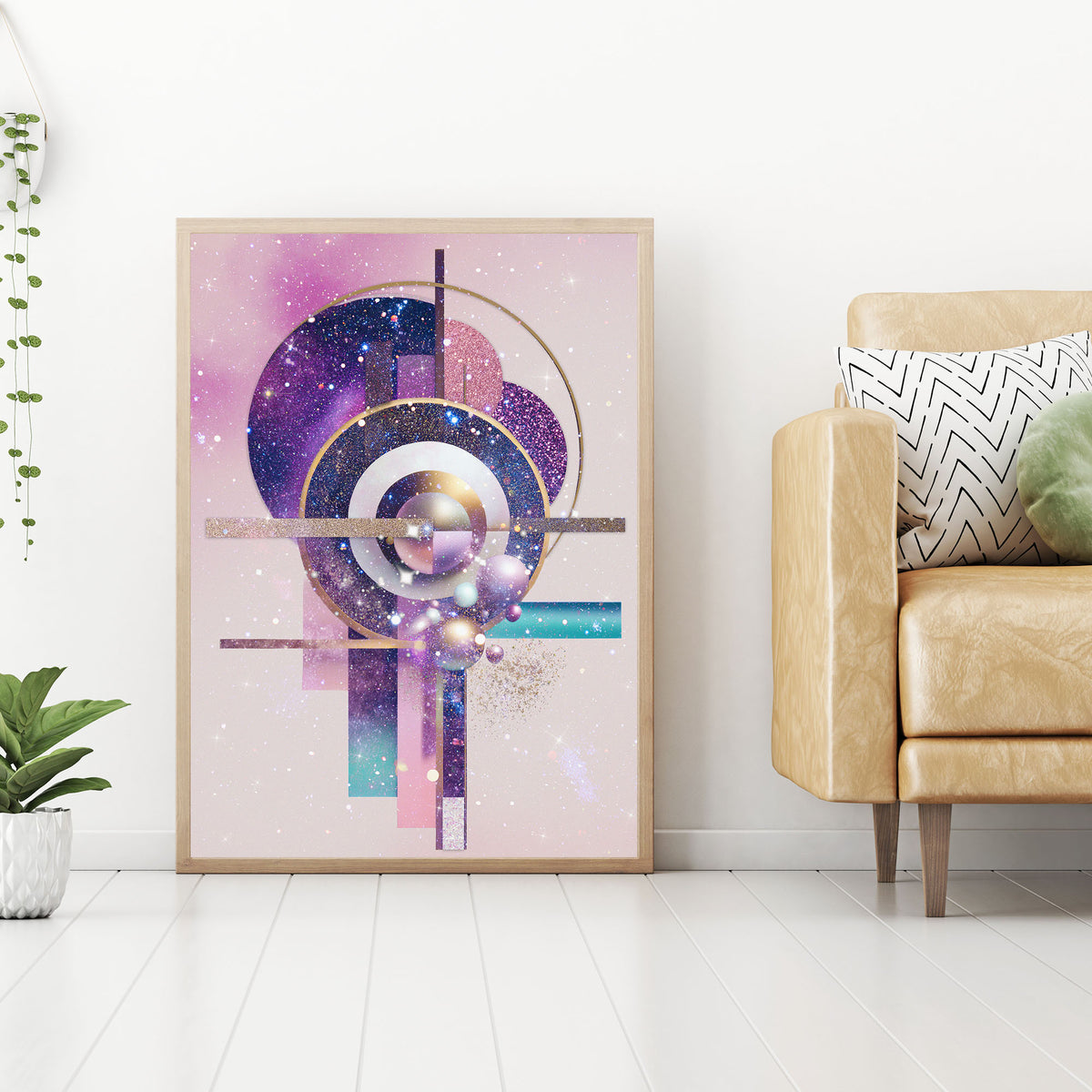 Cosmic Harmony – Shine Like the Universe Is Yours Poster Print