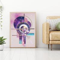 Cosmic Harmony – Shine Like the Universe Is Yours Poster Print
