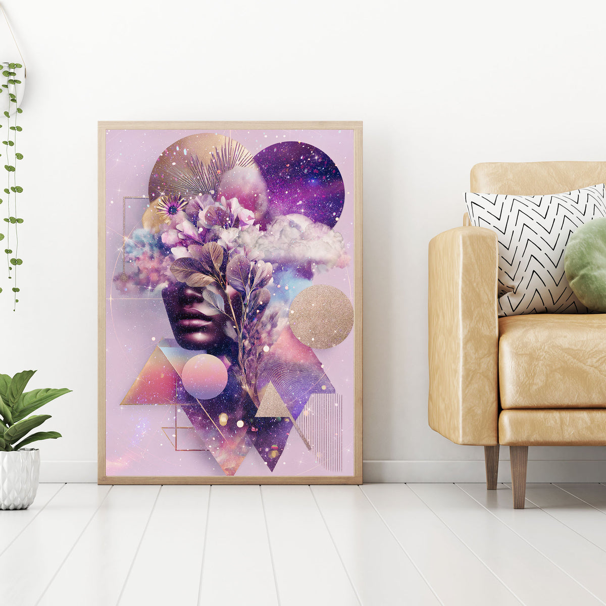 Amina- Nebula Mind - Release the Weight Poster Print