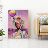 Fatima - Celestial Crown, Every Phase Has Its Light Poster Print