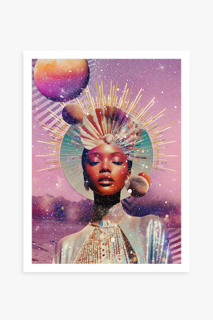 Fatima - Celestial Crown, Every Phase Has Its Light Poster Print