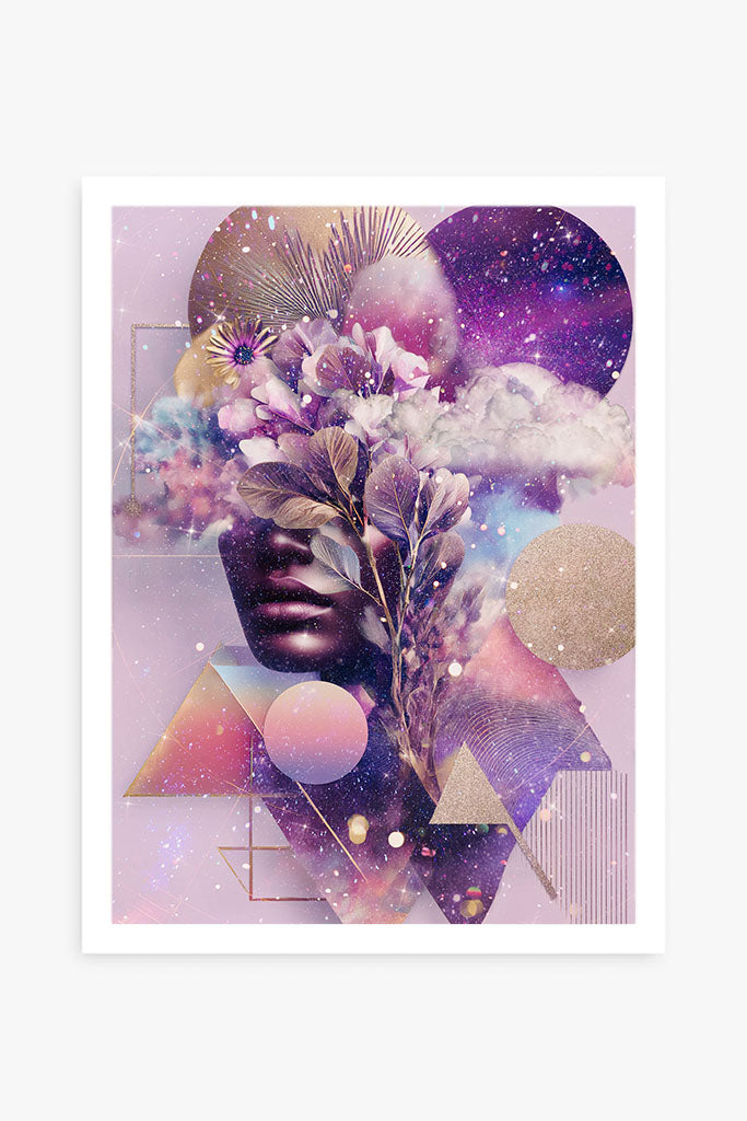 Amina- Nebula Mind - Release the Weight Poster Print