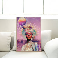 Fatima - Celestial Crown, Every Phase Has Its Light Poster Print