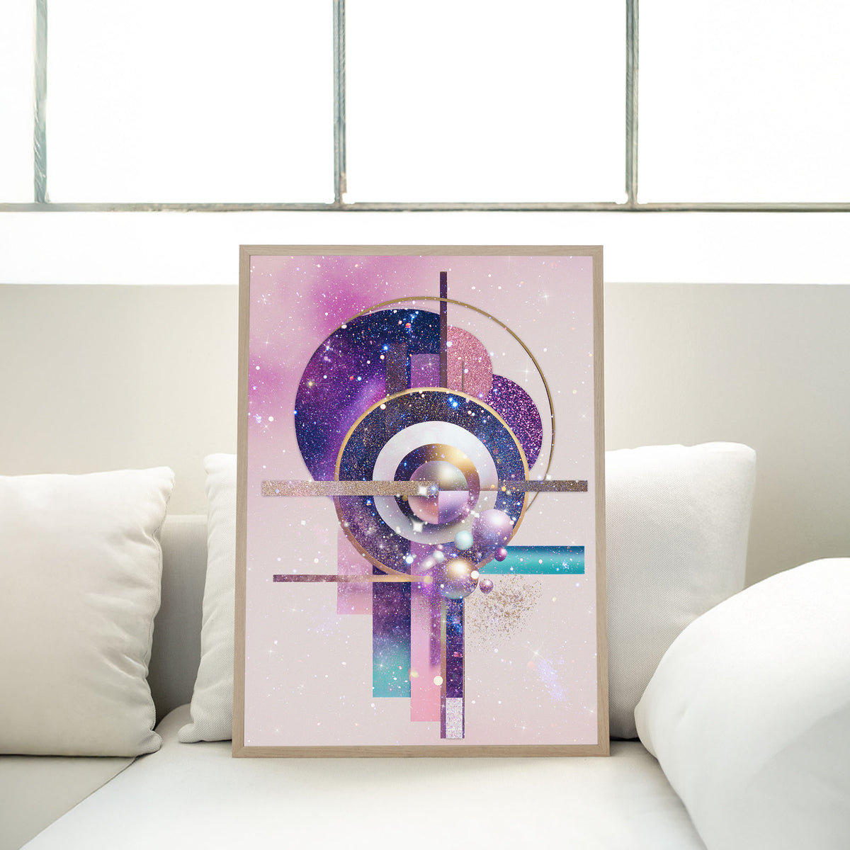 Cosmic Harmony – Shine Like the Universe Is Yours Poster Print