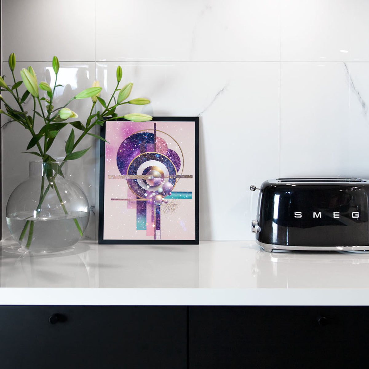 Cosmic Harmony – Shine Like the Universe Is Yours Poster Print