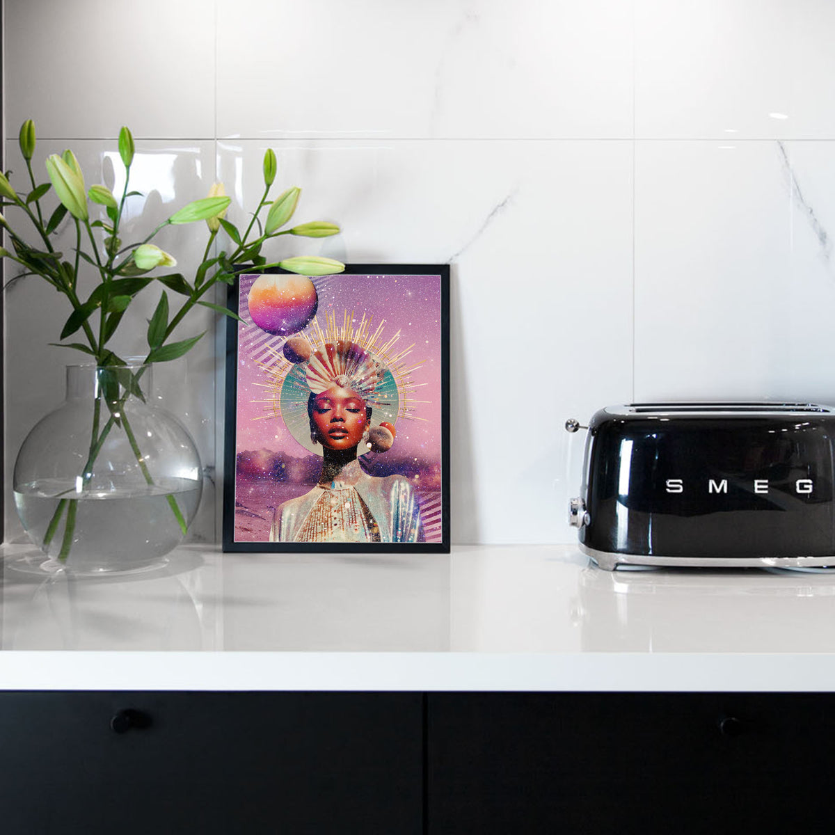 Fatima - Celestial Crown, Every Phase Has Its Light Poster Print