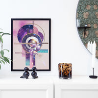 Cosmic Harmony – Shine Like the Universe Is Yours Poster Print