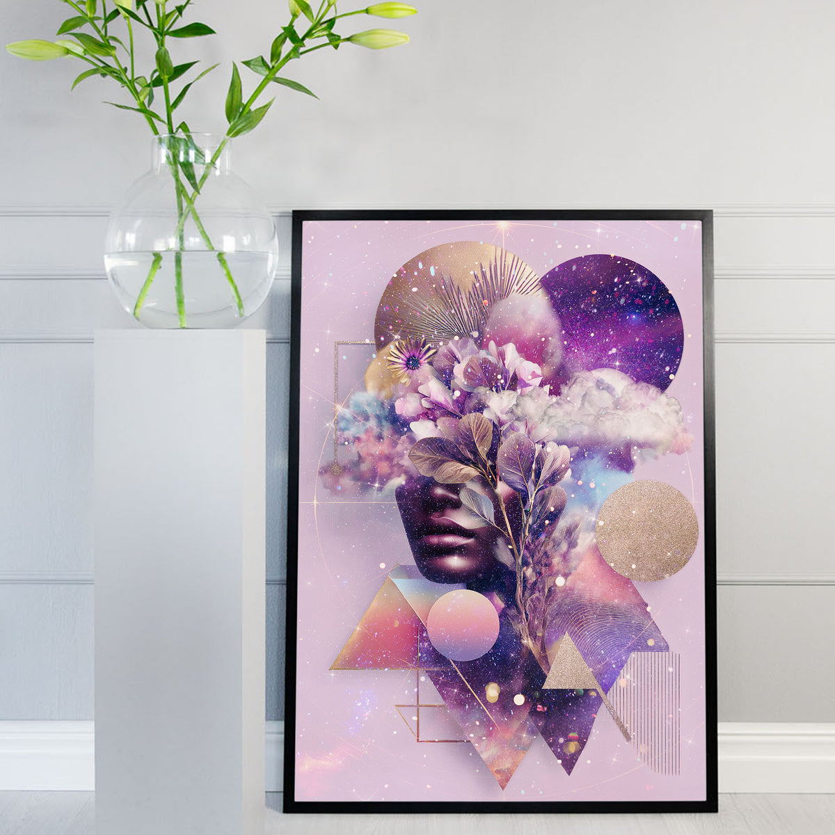 Amina- Nebula Mind - Release the Weight Poster Print