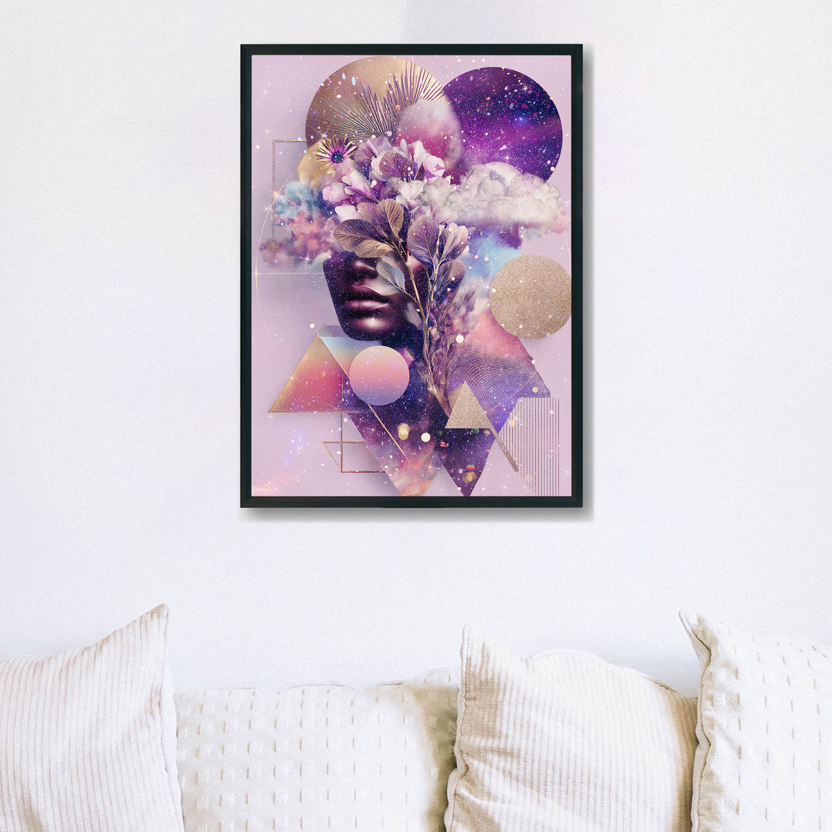 Amina- Nebula Mind - Release the Weight Poster Print