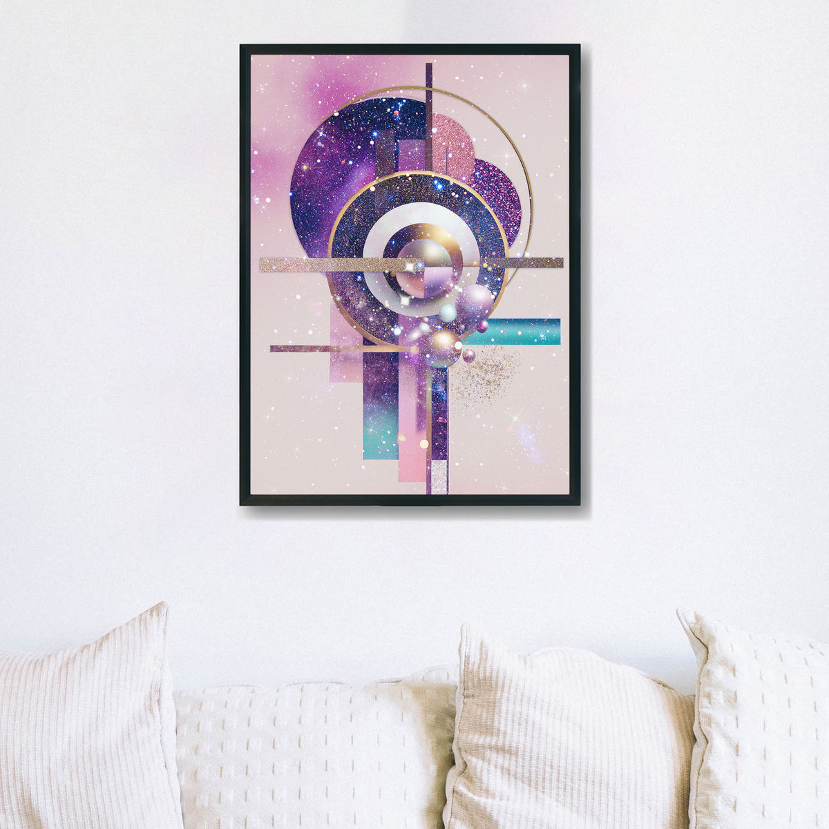 Cosmic Harmony – Shine Like the Universe Is Yours Poster Print