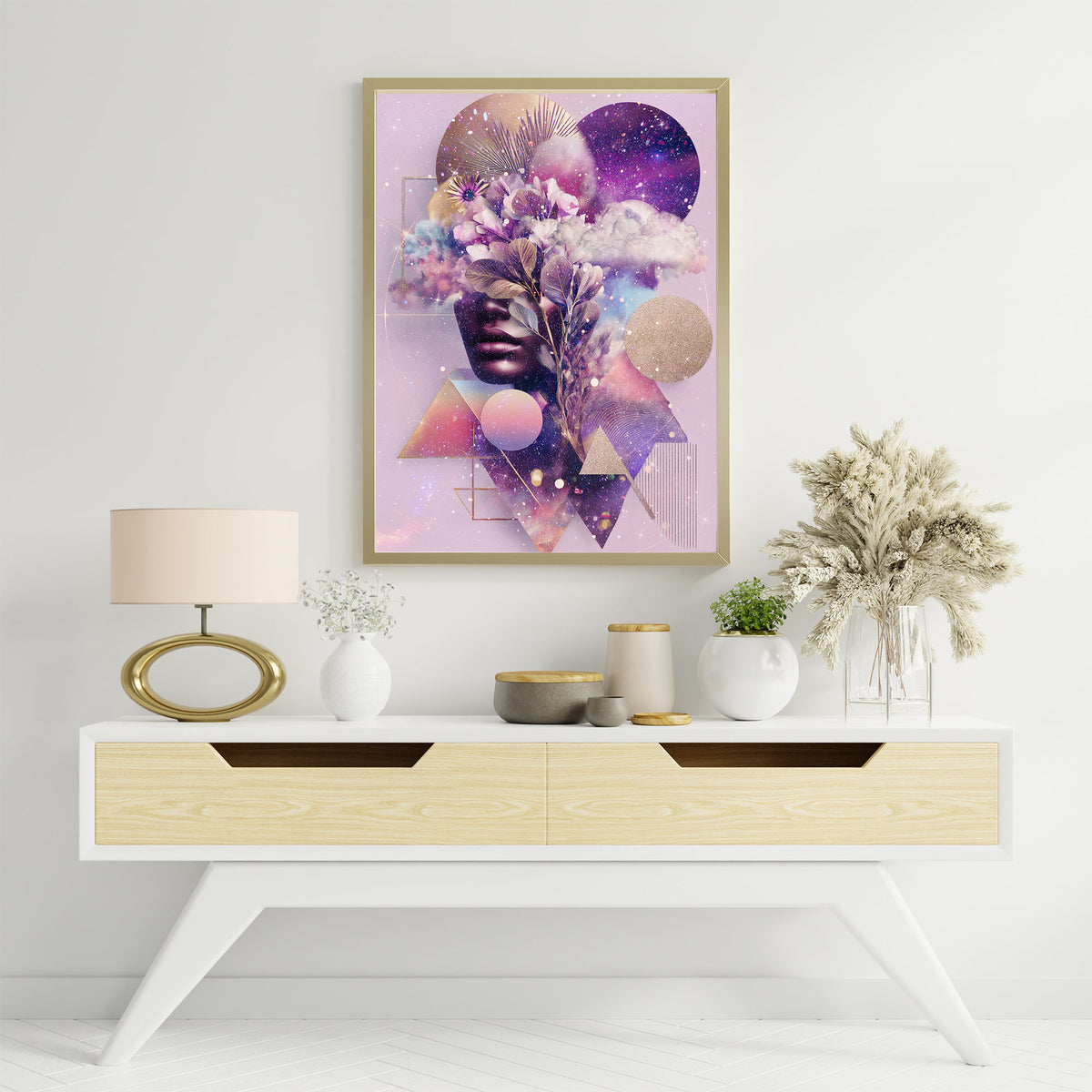 Amina- Nebula Mind - Release the Weight Poster Print