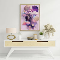 Amina- Nebula Mind - Release the Weight Poster Print