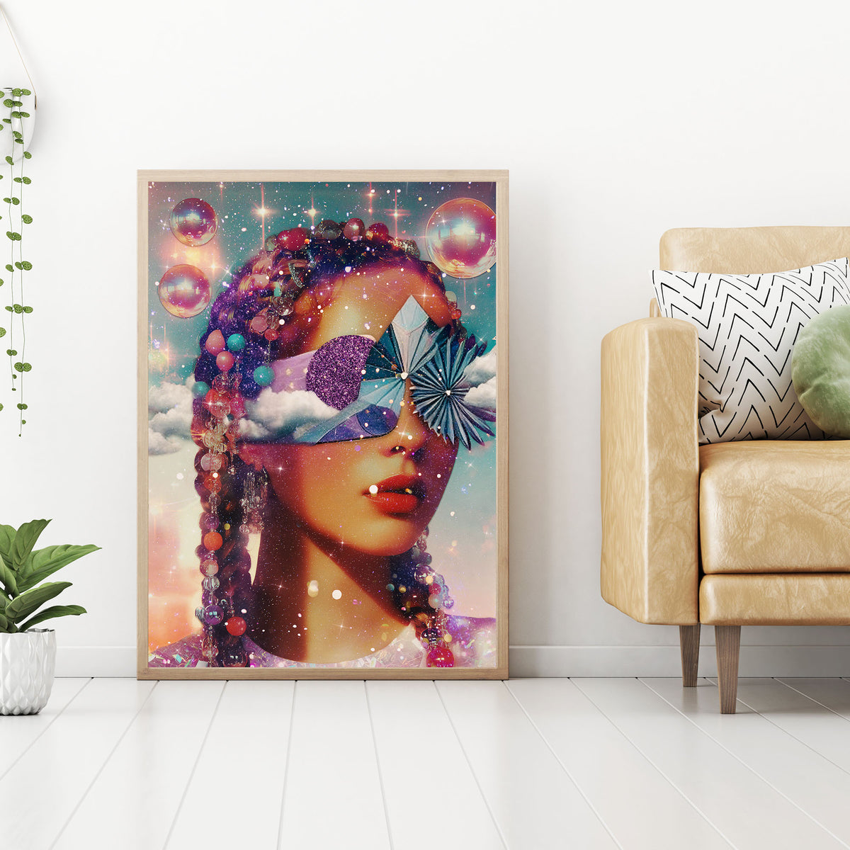 Naomi - Galactic Braids, Be a Work in Progress Poster Print