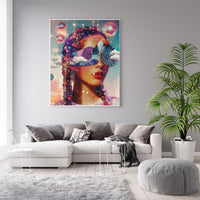 Naomi - Galactic Braids, Be a Work in Progress Poster Print