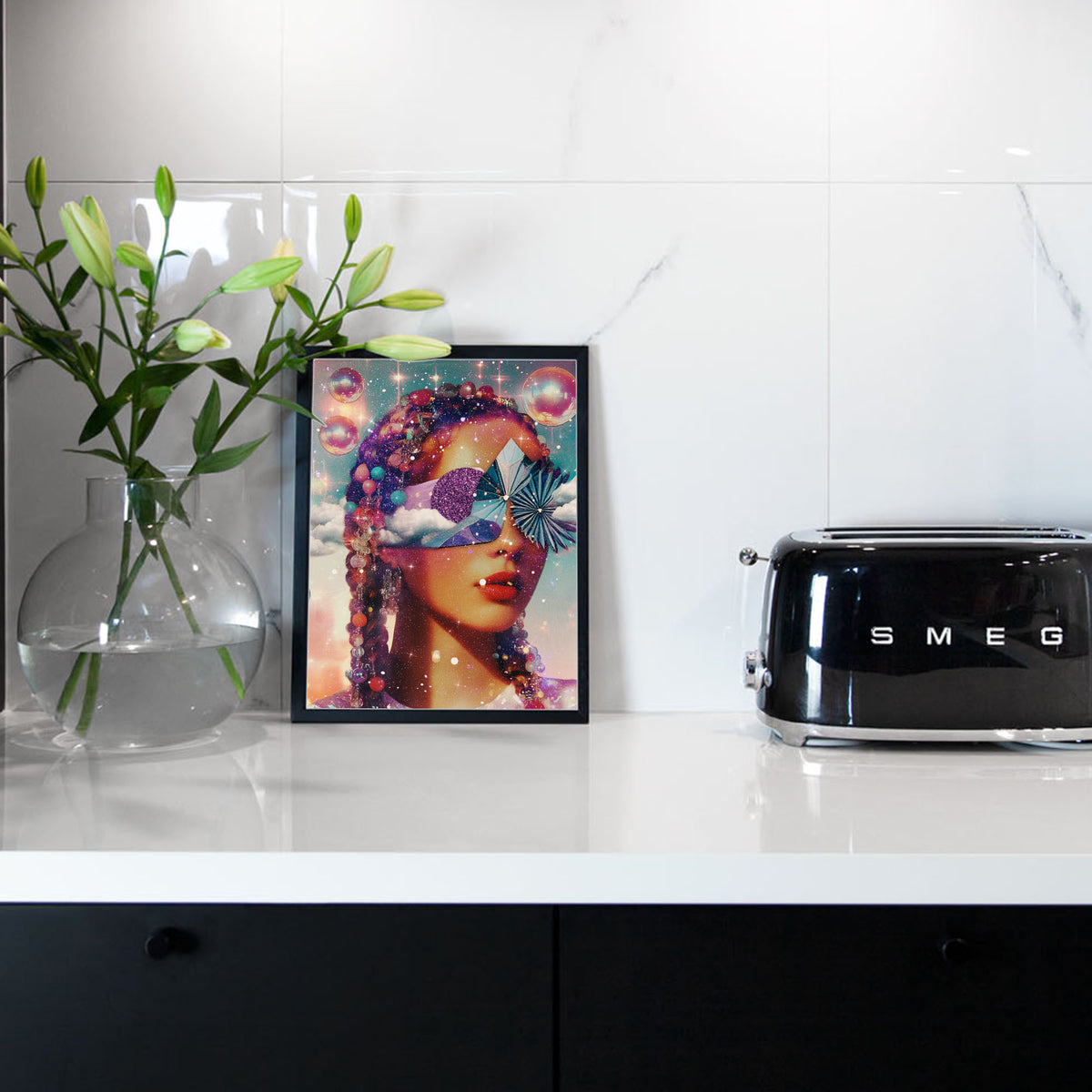 Naomi - Galactic Braids, Be a Work in Progress Poster Print