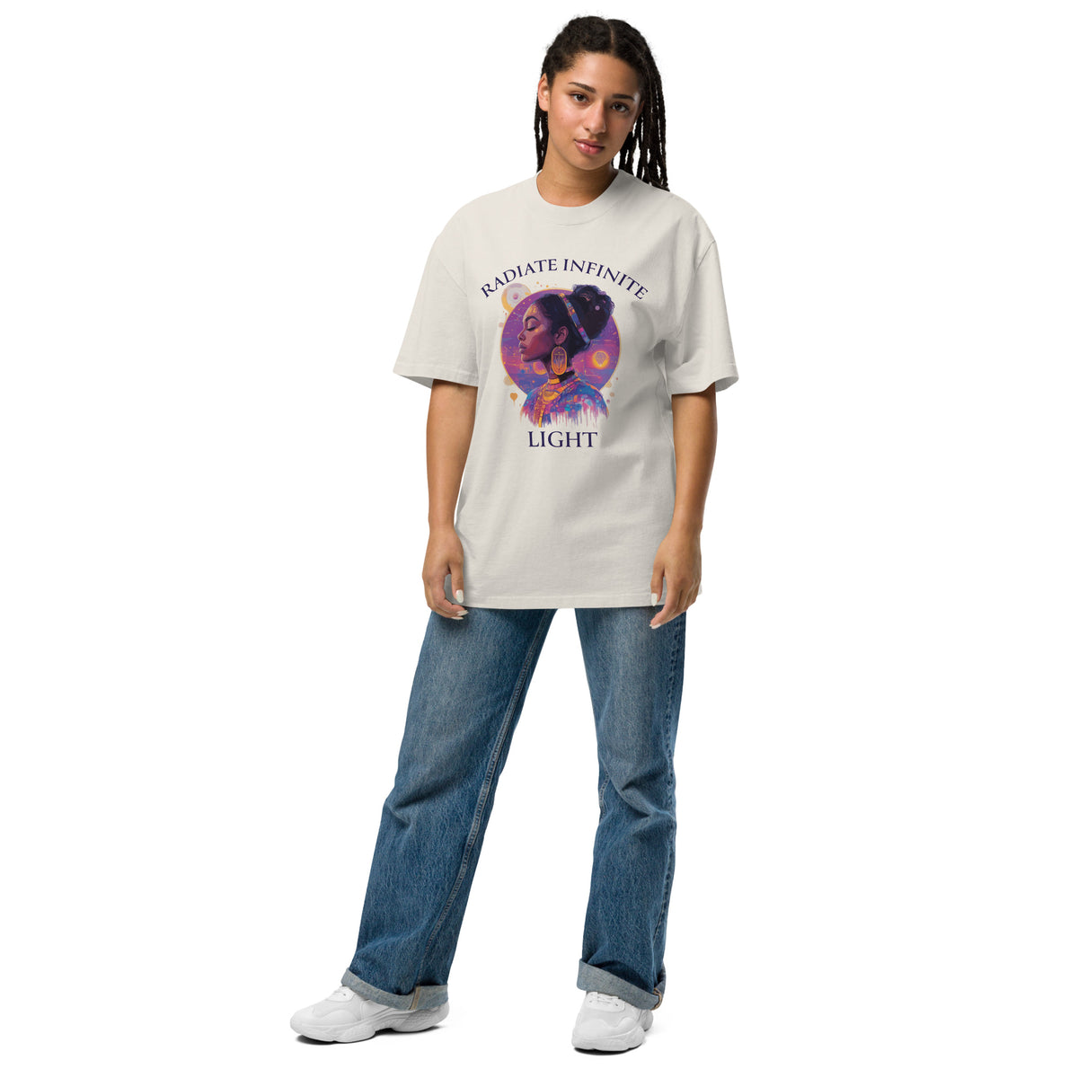 Radiate Infinite Light Print T-Shirt