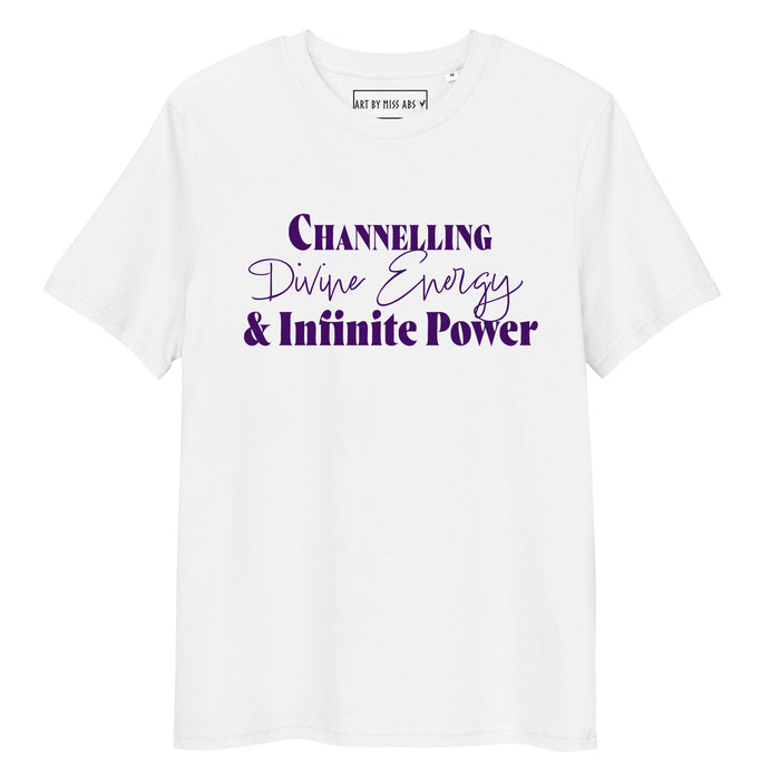 Channelling Divine Energy & Infinite Power Print Short Sleeve T-Shirt