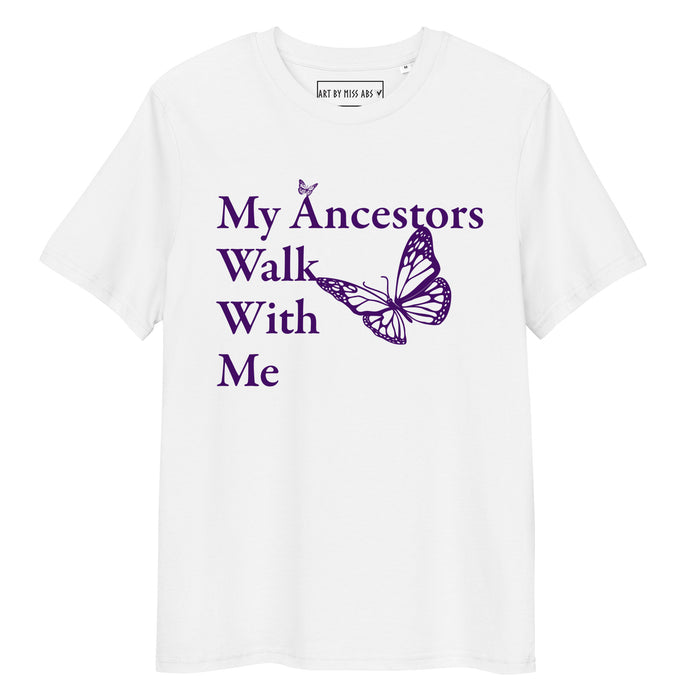 My Ancestors Walk With Me Print Short Sleeve T-Shirt